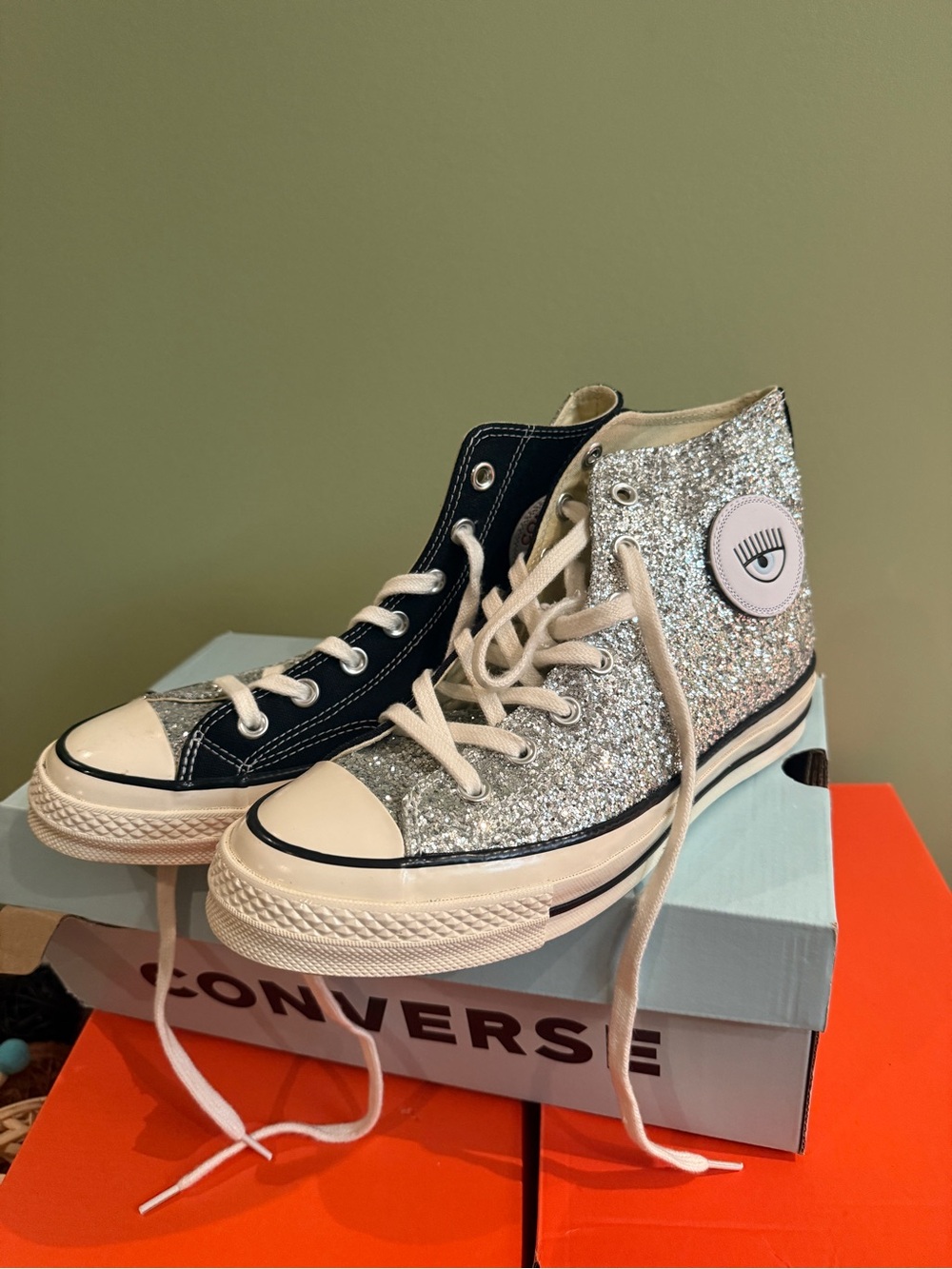 Authentic Converse Chiara Ferragni Shoe